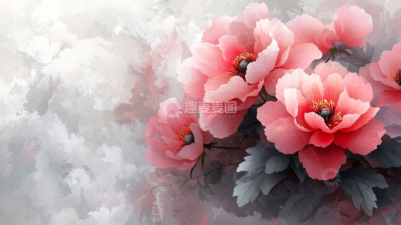 高清大图下载【趣麦麦图】粉色花朵高清图片