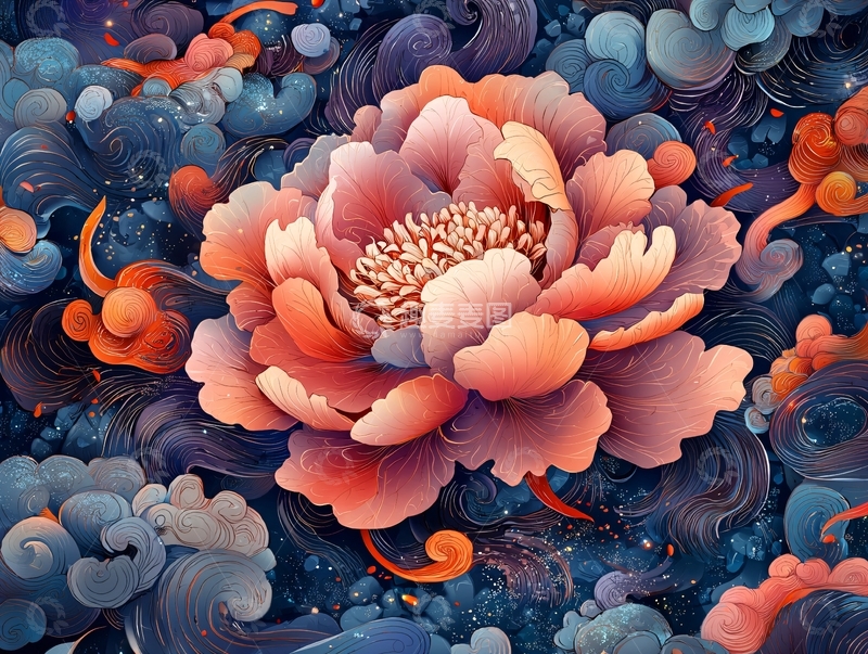 高清大图下载【趣麦麦图】盛开的牡丹花3