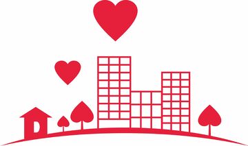 爱心建筑 爱心屋