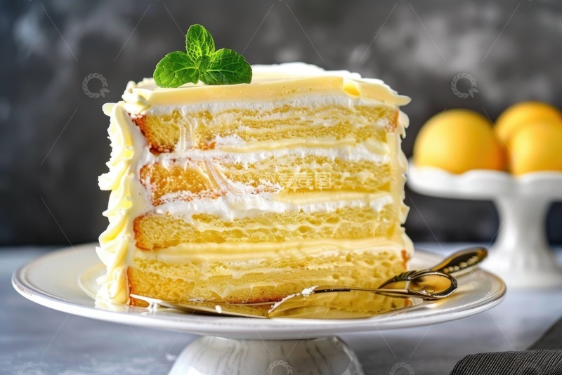 高清大图下载【趣麦麦图】一盘夹心蛋糕