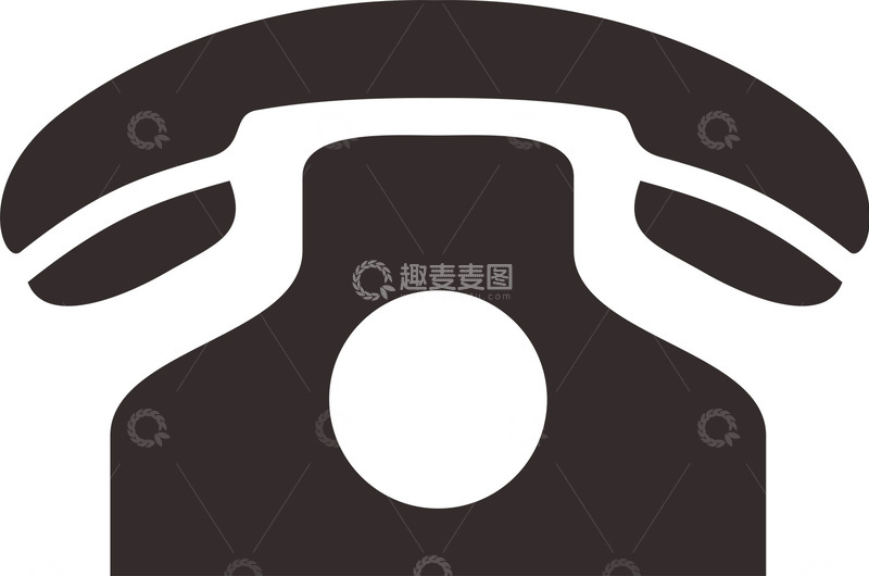 源文件下载【趣麦麦图】-固定电话  电话图标