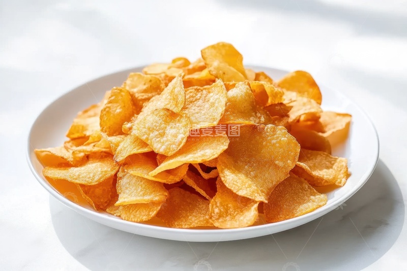 高清大图下载【趣麦麦图】一盘油炸土豆片