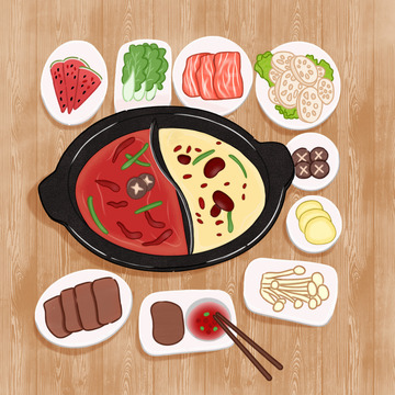 火锅食材素材