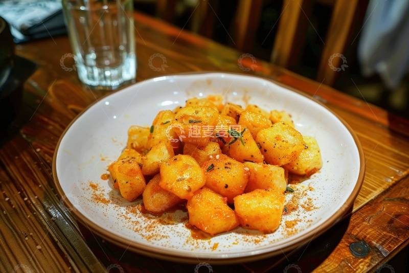 高清大图下载【趣麦麦图】一盘炸土豆块