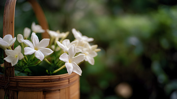 花篮茉莉花图片1