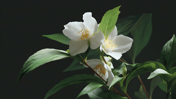 清晰茉莉花图片