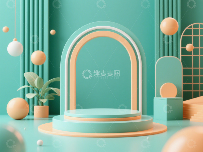 高清大图下载【趣麦麦图】电商产品海报背景