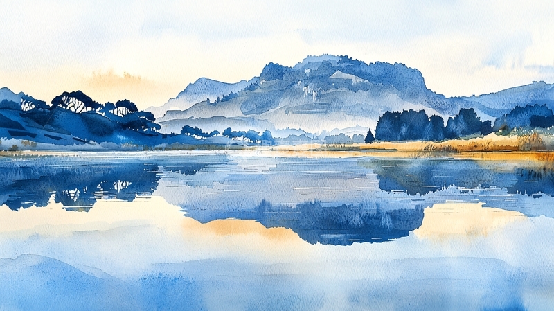 高清大图下载【趣麦麦图】水墨山水风景12