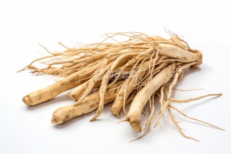 高清大图下载【趣麦麦图】放在桌面的一堆人参