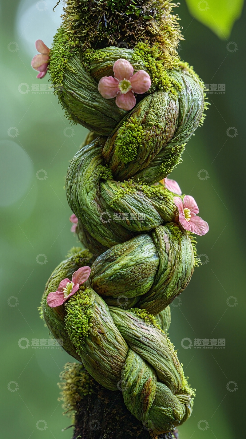 高清大图下载【趣麦麦图】缠绕的藤蔓高清图片