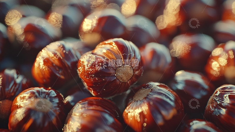 高清大图下载【趣麦麦图】油亮栗子特写