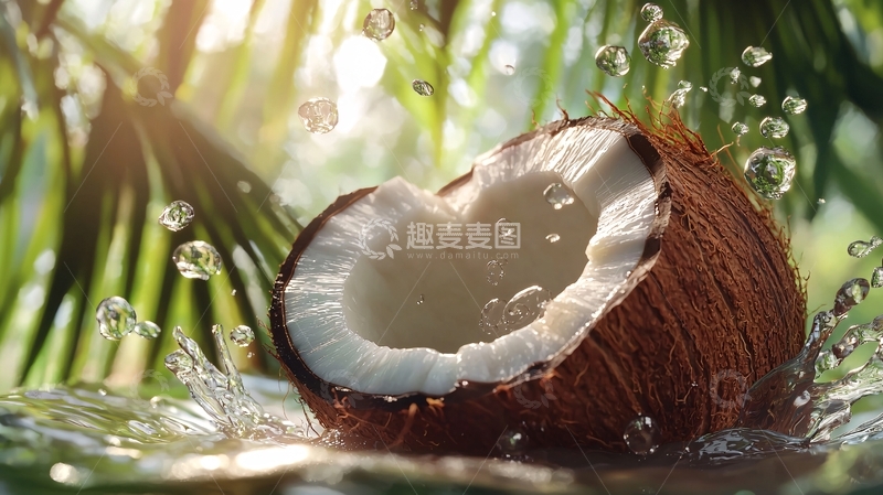 高清大图下载【趣麦麦图】椰子高清图片