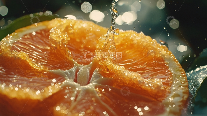 高清大图下载【趣麦麦图】橙子切片高清图片