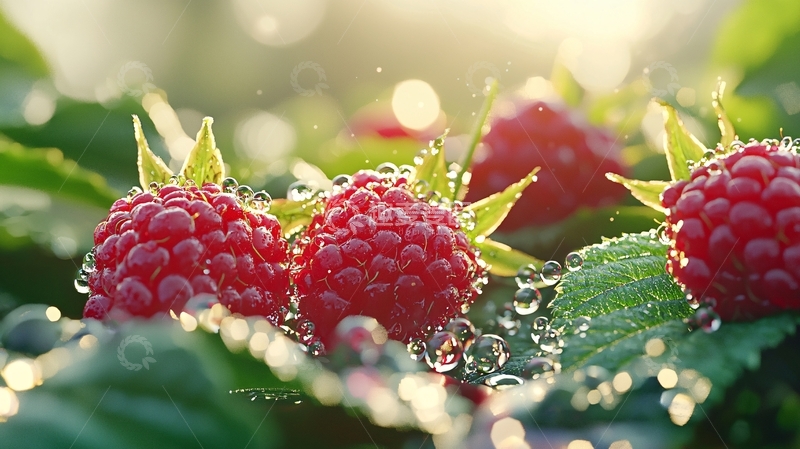 高清大图下载【趣麦麦图】新鲜覆盆子高清图片