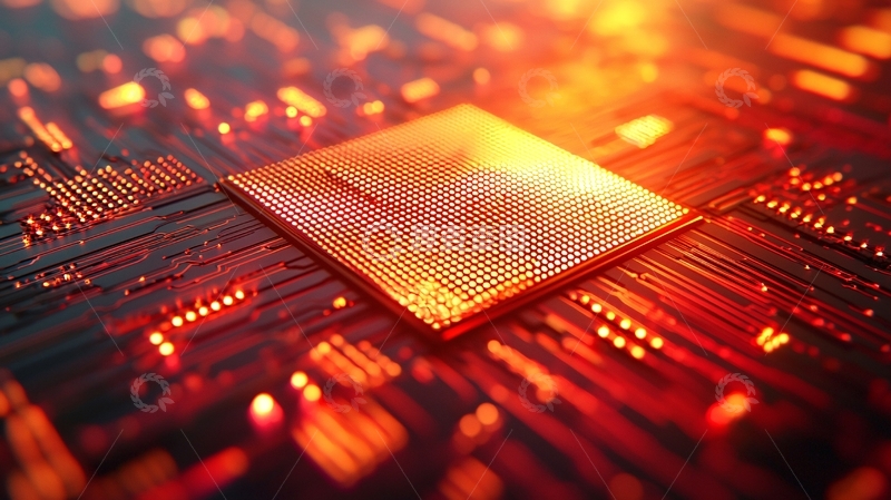 高清大图下载【趣麦麦图】高科技芯片特写