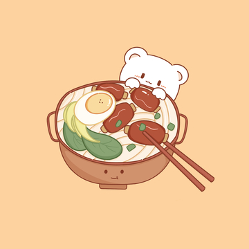 小熊的美味排骨面