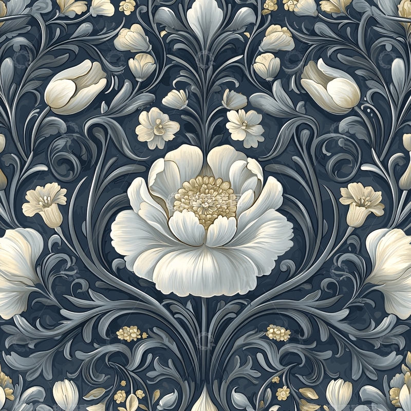 高清大图下载【趣麦麦图】精美花卉图案壁纸