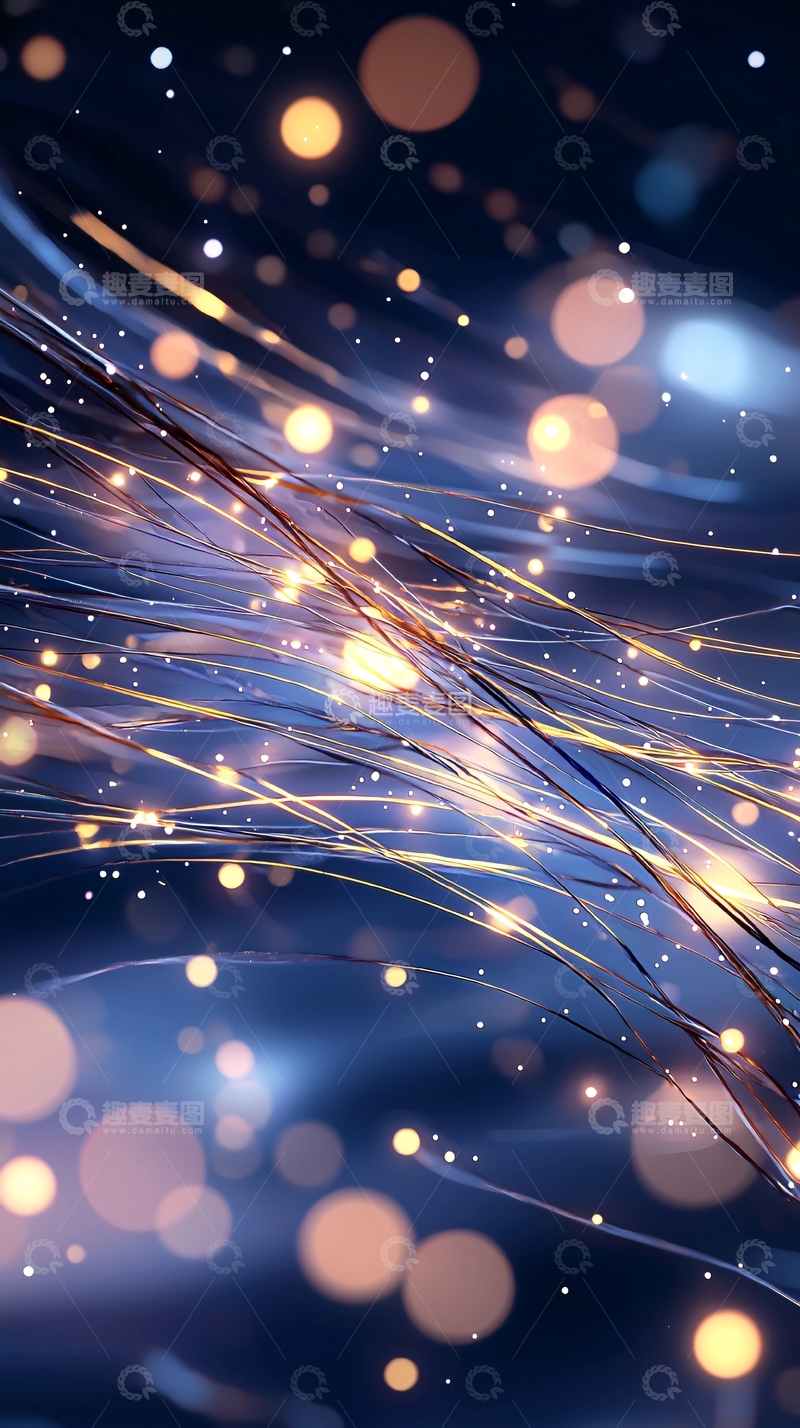 高清大图下载【趣麦麦图】光线流动抽象背景