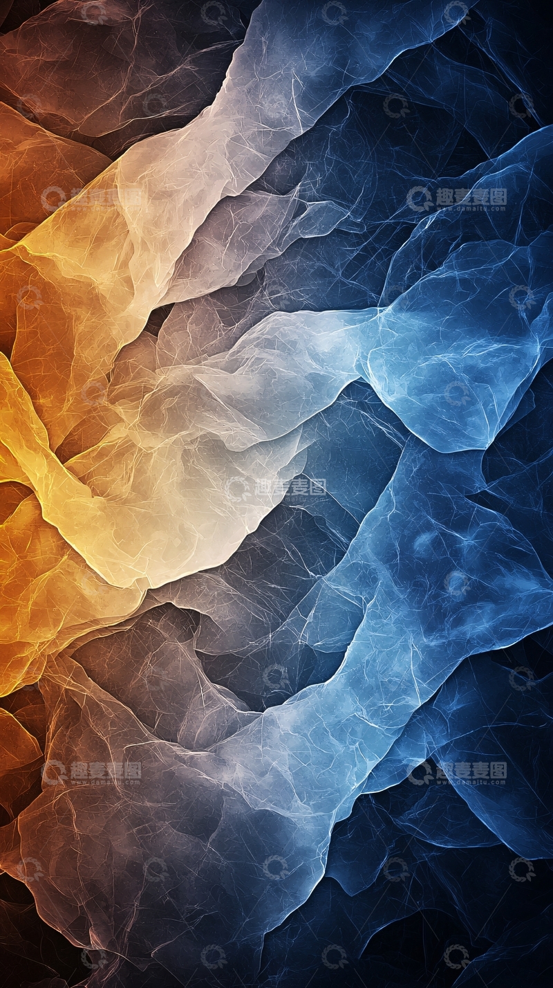 高清大图下载【趣麦麦图】抽象色彩流动纹理背景