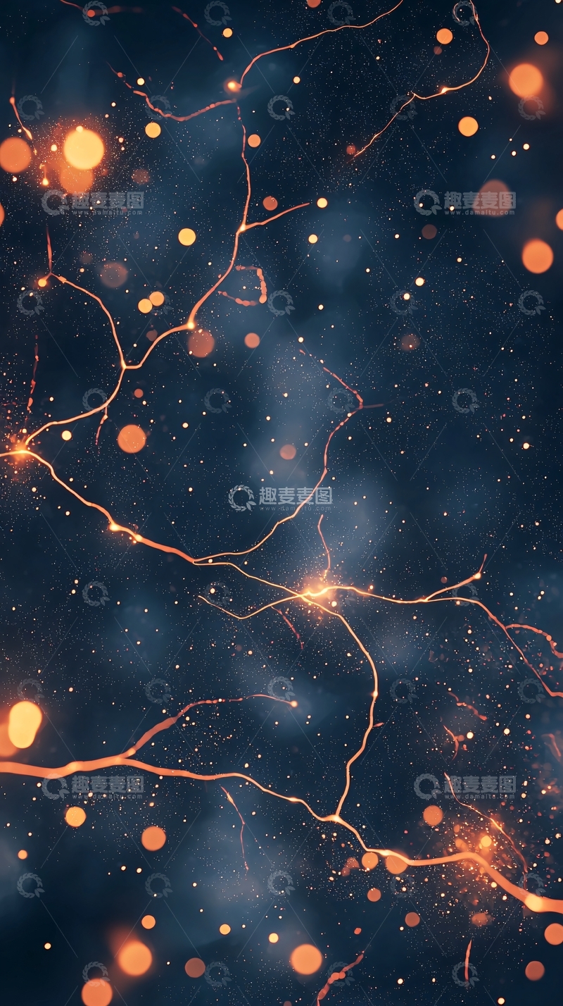 高清大图下载【趣麦麦图】金色光芒下的深蓝色纹理背景