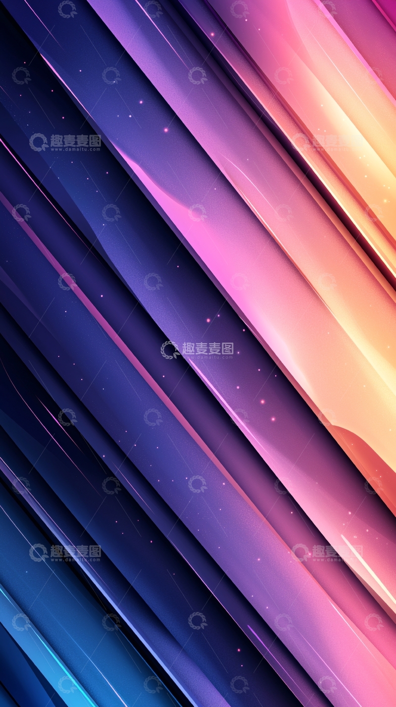 高清大图下载【趣麦麦图】彩色渐变斜纹背景