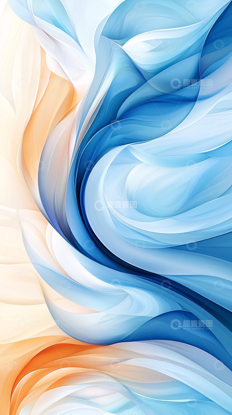高清大图下载【趣麦麦图】抽象水彩渐变艺术背景