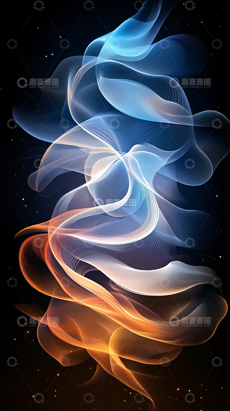 高清大图下载【趣麦麦图】抽象烟雾背景