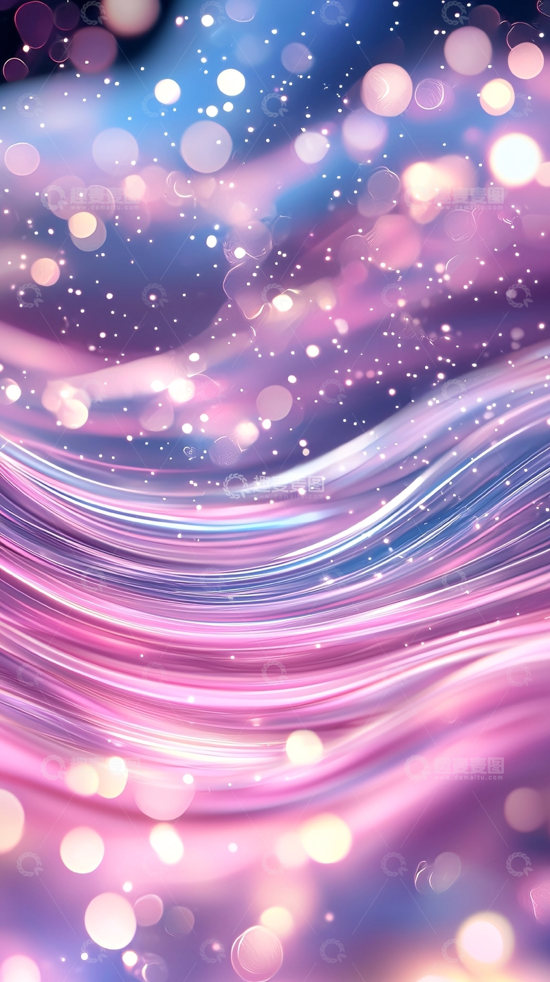 高清大图下载【趣麦麦图】梦幻渐变光晕背景