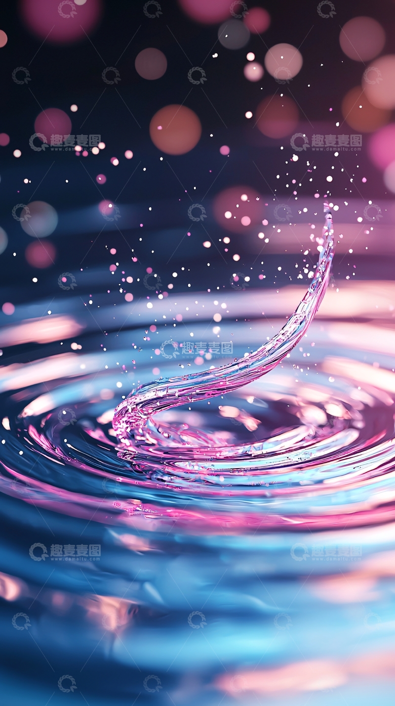高清大图下载【趣麦麦图】水面涟漪高清图片