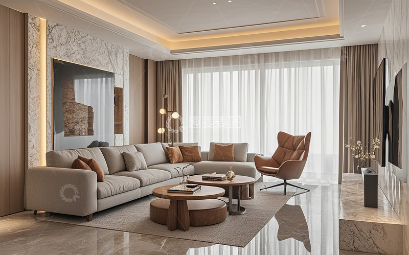 高清大图下载【趣麦麦图】现代客厅49