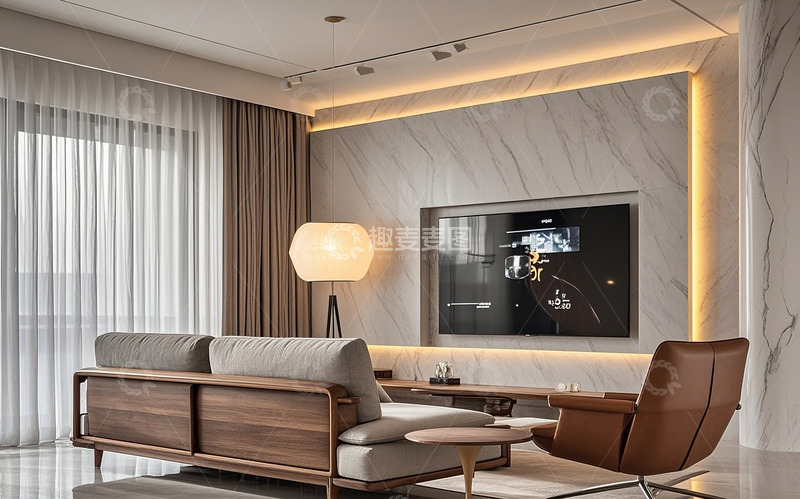 高清大图下载【趣麦麦图】现代客厅48