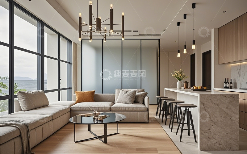 高清大图下载【趣麦麦图】现代客厅41