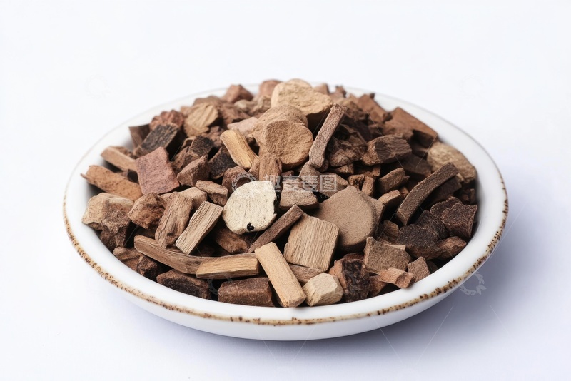 高清大图下载【趣麦麦图】一盘中草药药材