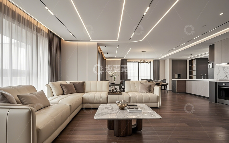 高清大图下载【趣麦麦图】现代客厅13
