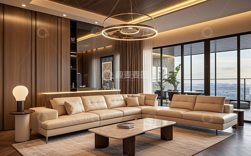 高清大图下载【趣麦麦图】现代客厅21