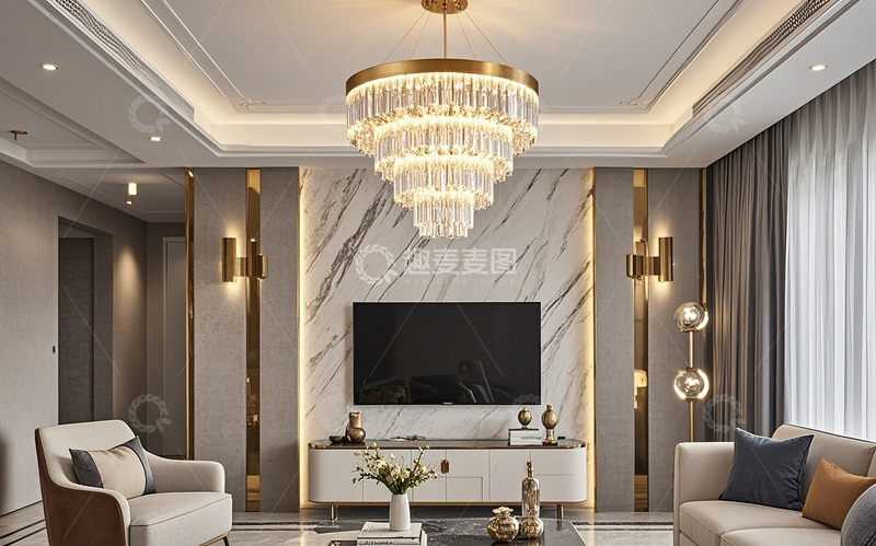 高清大图下载【趣麦麦图】现代客厅17