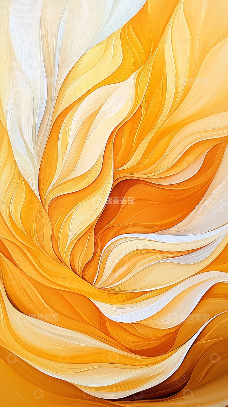 高清大图下载【趣麦麦图】抽象的金色花瓣纹理