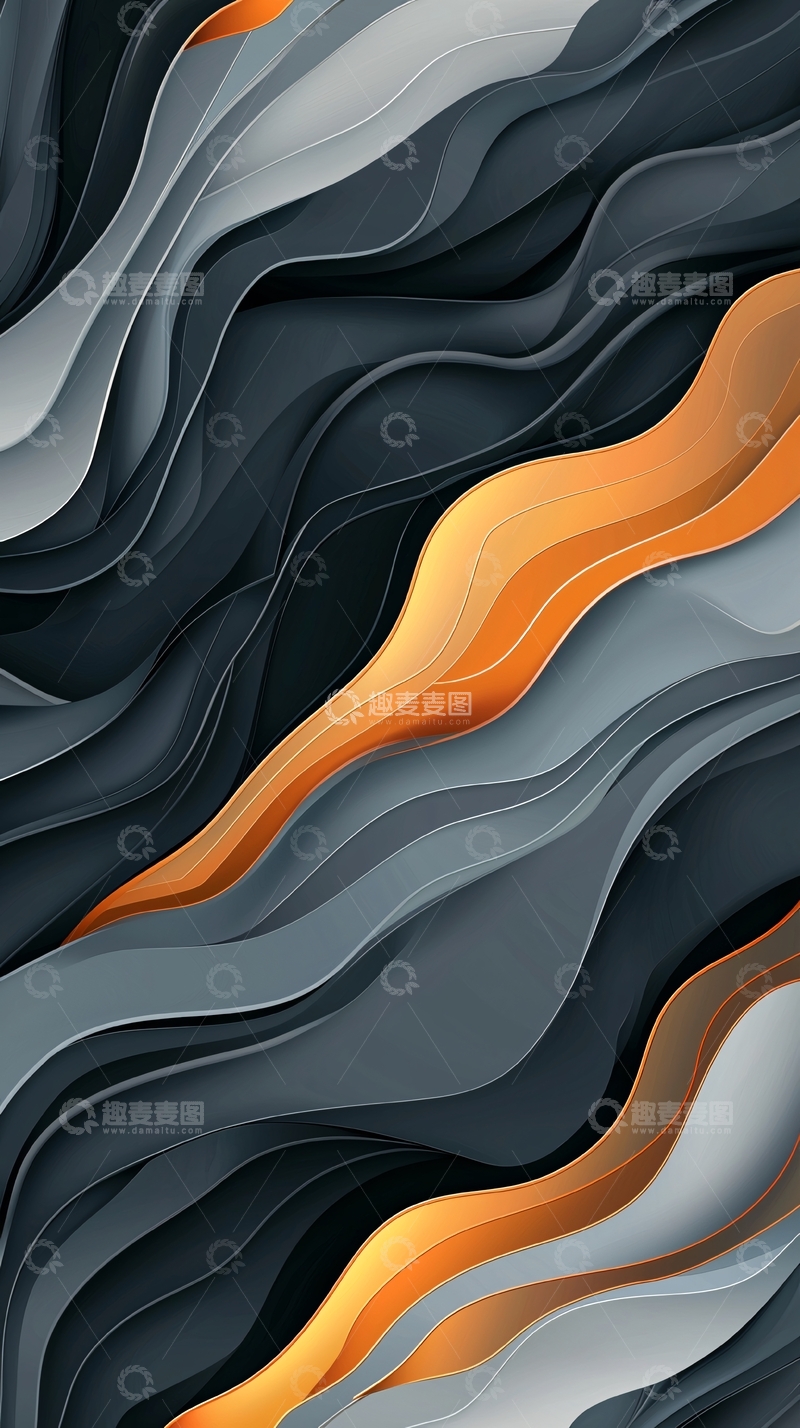 高清大图下载【趣麦麦图】流体抽象背景