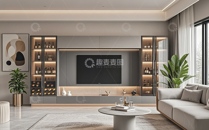 高清大图下载【趣麦麦图】现代客厅139