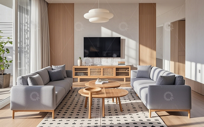 高清大图下载【趣麦麦图】现代客厅116