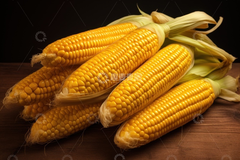 高清大图下载【趣麦麦图】一堆黄色的玉米