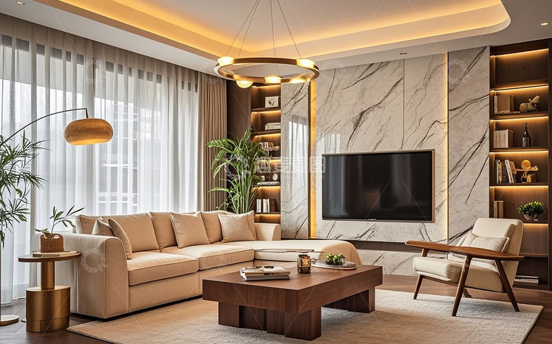 高清大图下载【趣麦麦图】现代客厅111