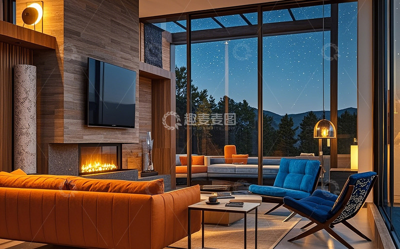 高清大图下载【趣麦麦图】现代客厅107