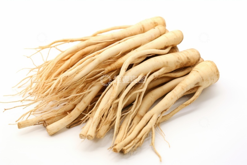 高清大图下载【趣麦麦图】放在桌面上的鲜人参