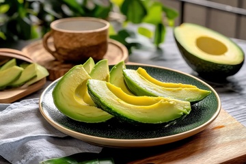 一盘新鲜的牛油果2
