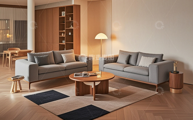 高清大图下载【趣麦麦图】现代客厅96