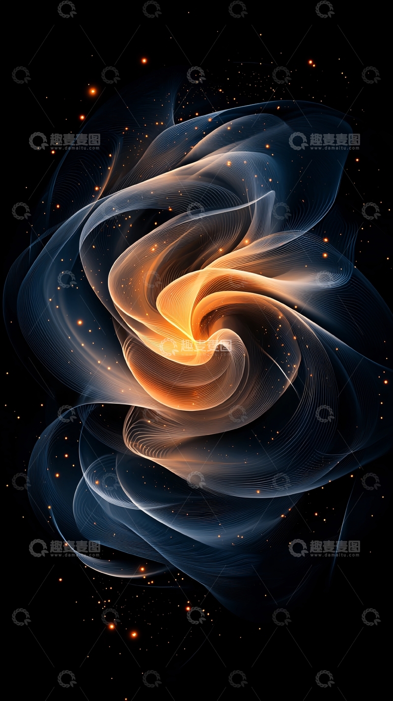 高清大图下载【趣麦麦图】抽象艺术漩涡