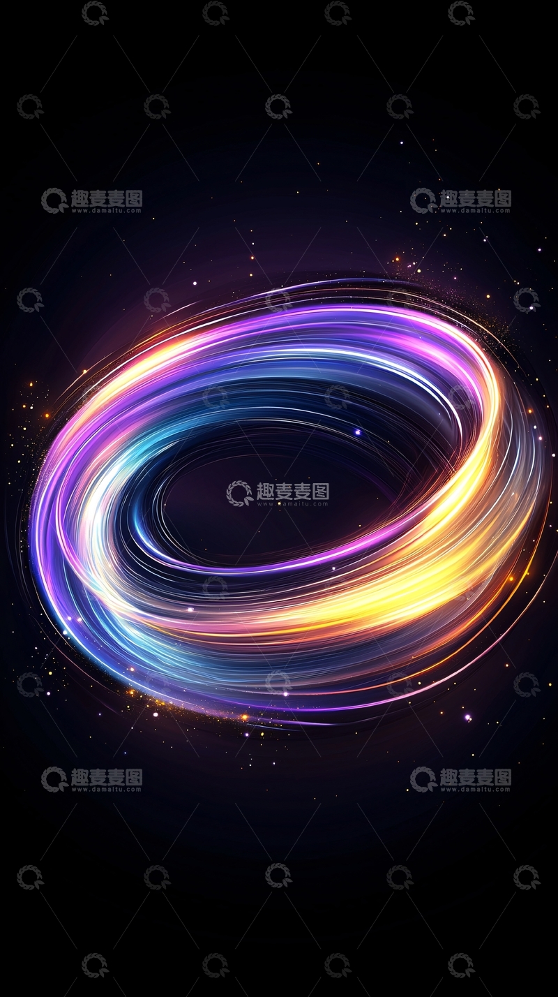 高清大图下载【趣麦麦图】炫彩光圈高清图片