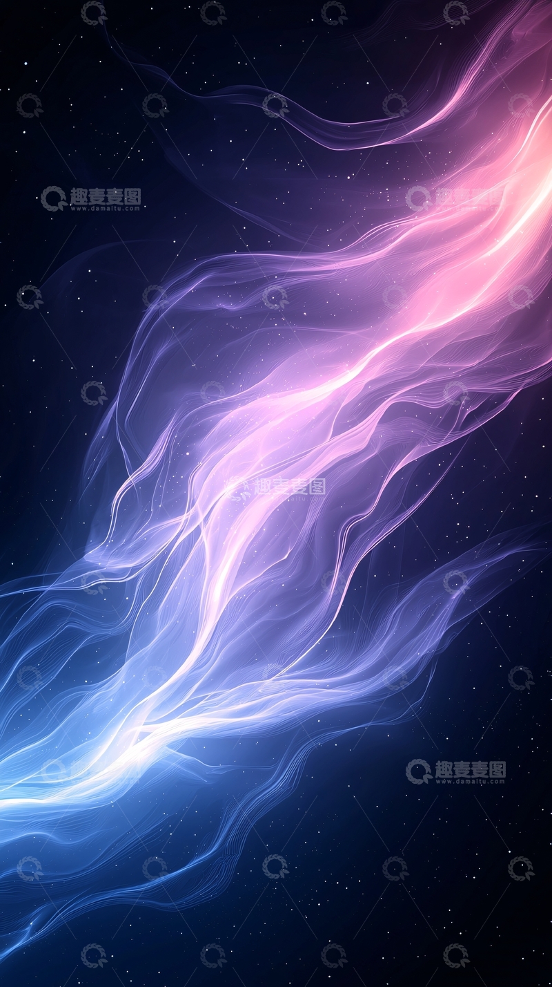 高清大图下载【趣麦麦图】梦幻光线流动