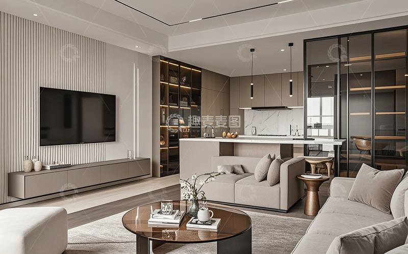 高清大图下载【趣麦麦图】现代客厅90